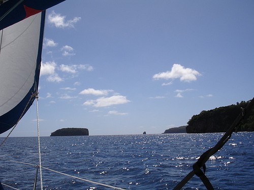 Tonga sailing - dozens of protected anchorages - and the whale migration © SW